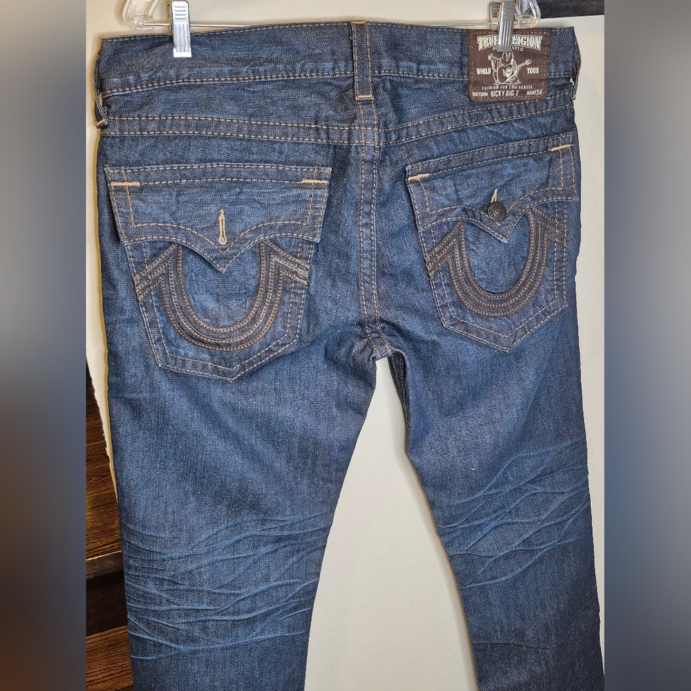 True Religion Ricky Big T Men's Blue Jeans
